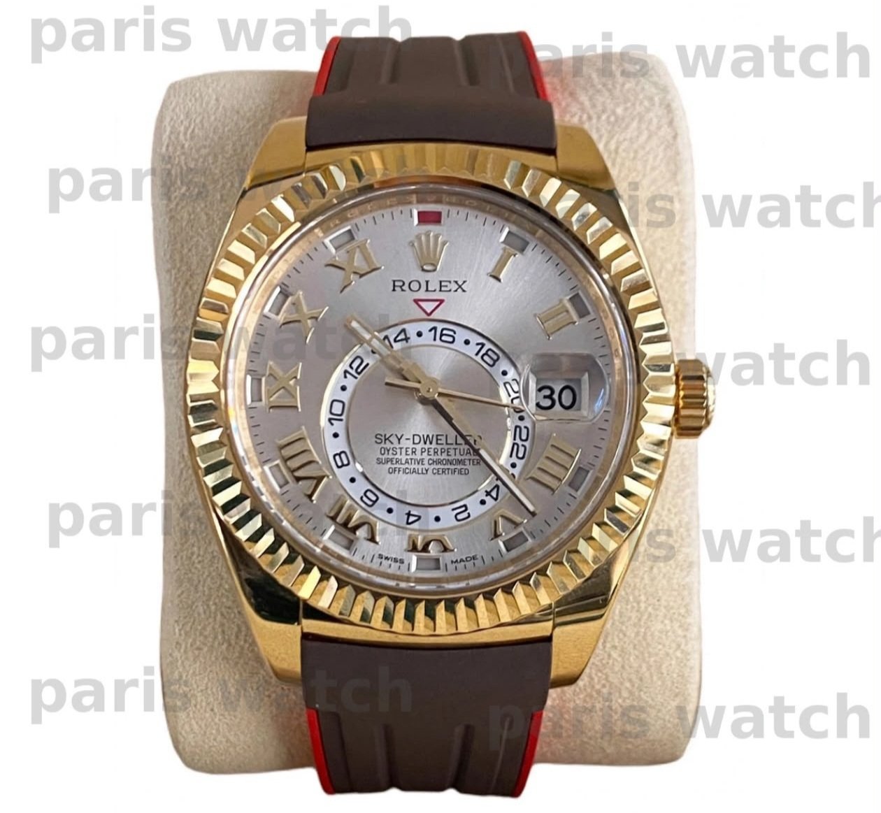 Rolex Sky-Dweller Oysterflex oro