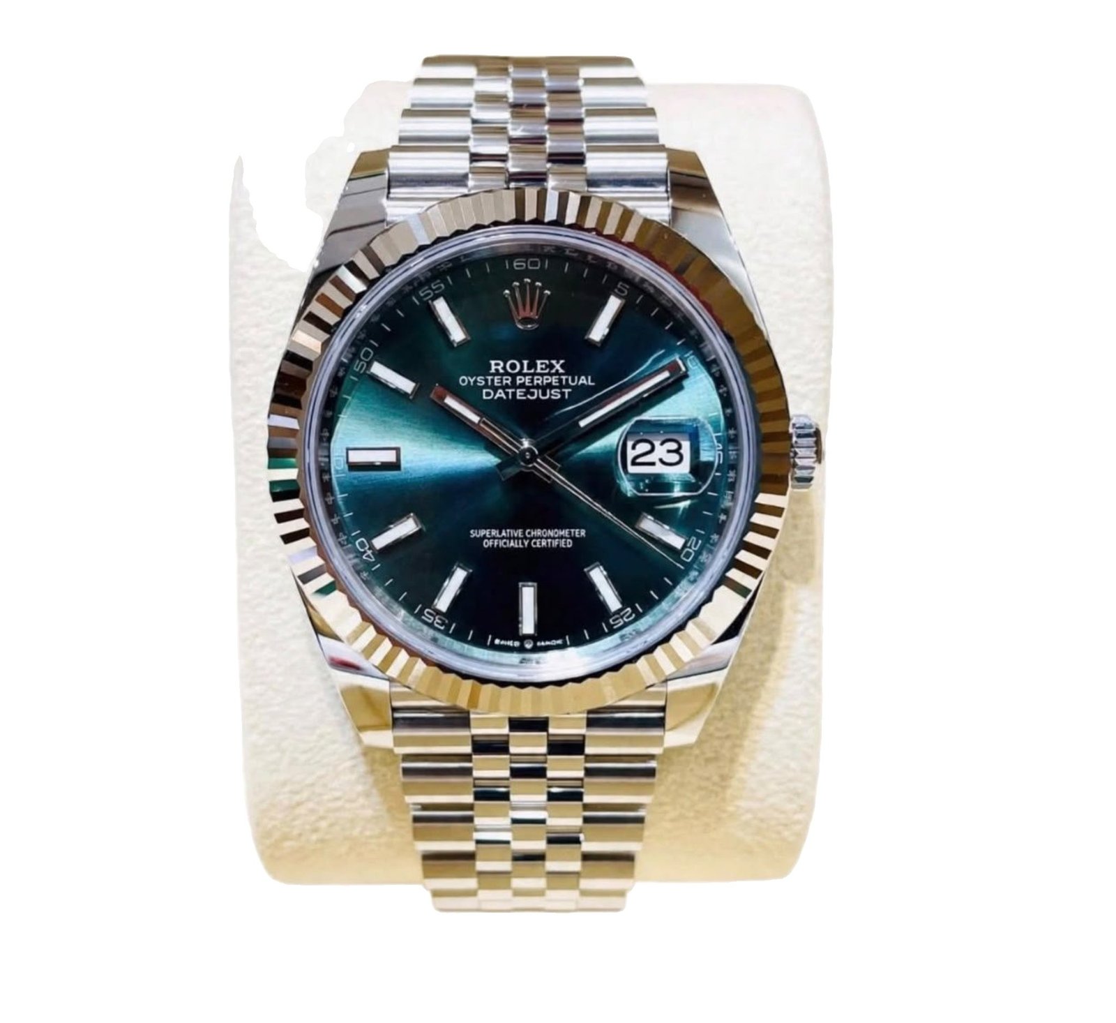 Rolex Date just 41 Bright Green